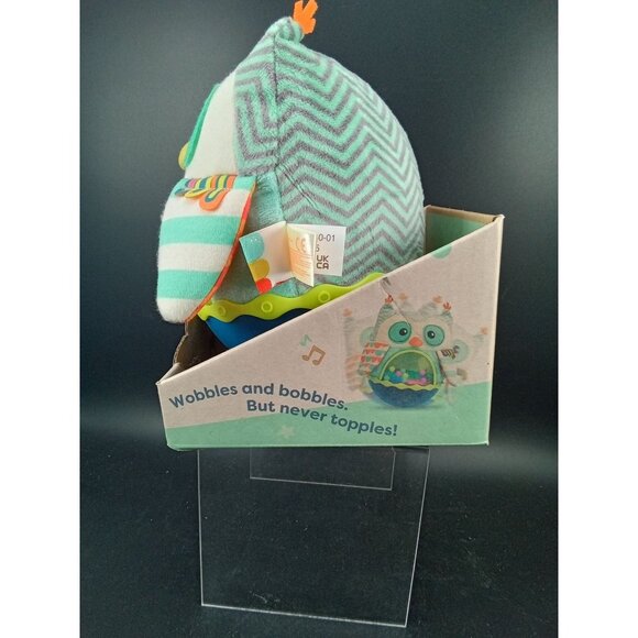 B. Toys Owl Be Back Roly Poly Owl Interactive Baby Toy With Lights & Music - Picture 4 of 6